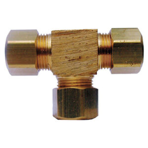Unión triple de bronce